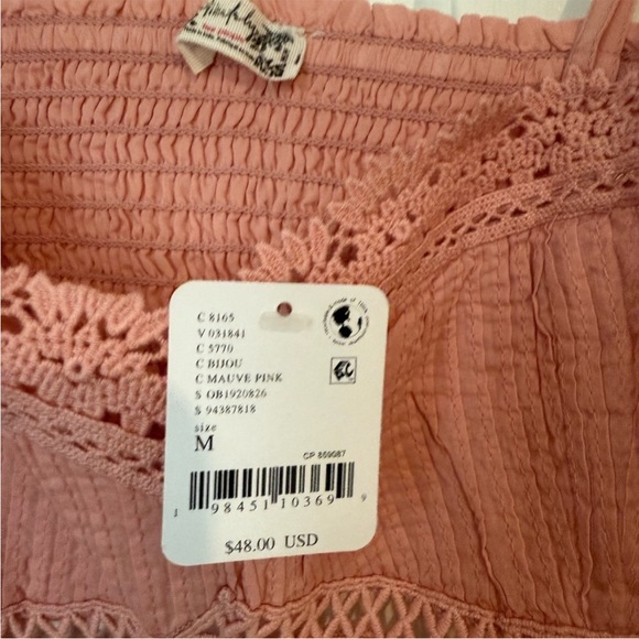 Beautiful Free People Delicate Pink Bralette Tallulah - Picture 7 of 7
